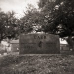 Waggoner Carr, Texas Attorney General, at the Texas State Cemetery