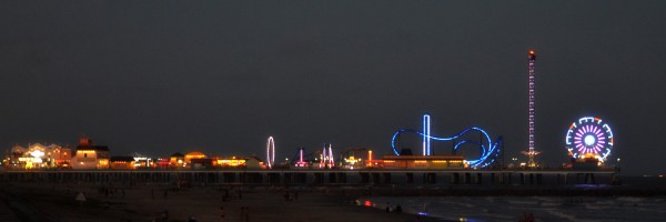 Pleasure Pier at Galveston, Texas